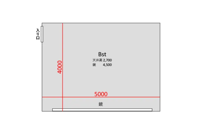 Bスタジオ 図面