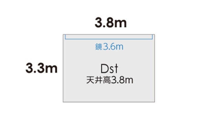 Dスタジオ 平面図