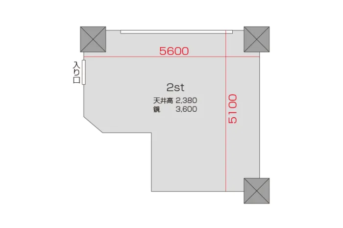 2スタジオ 図面