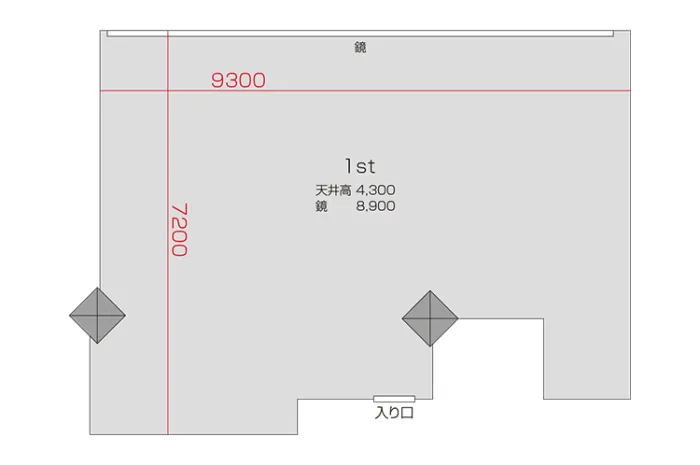 1スタジオ 図面