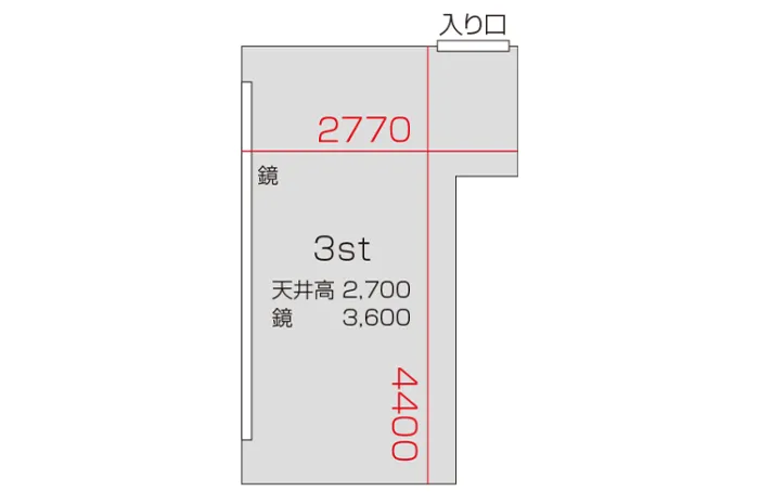3スタジオ 図面