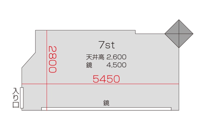 7スタジオ 平面図
