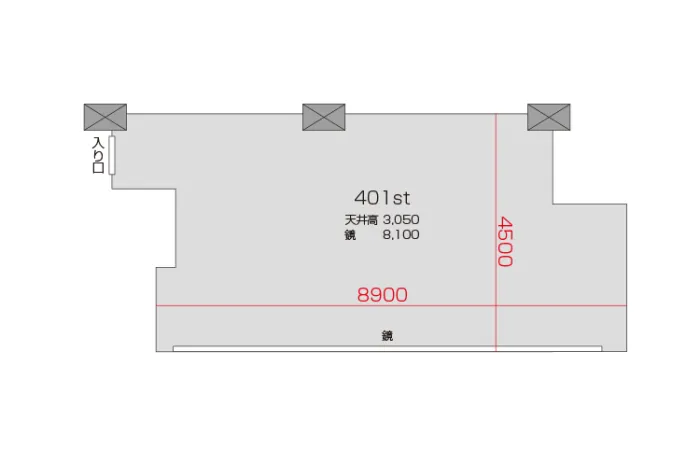 板野友美プロデュース room “RoLuANGEL×BUZZ” 図面