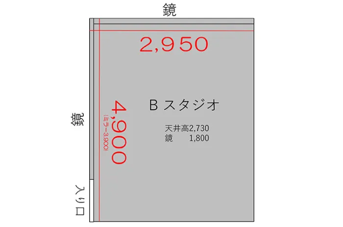 Bスタジオ 図面