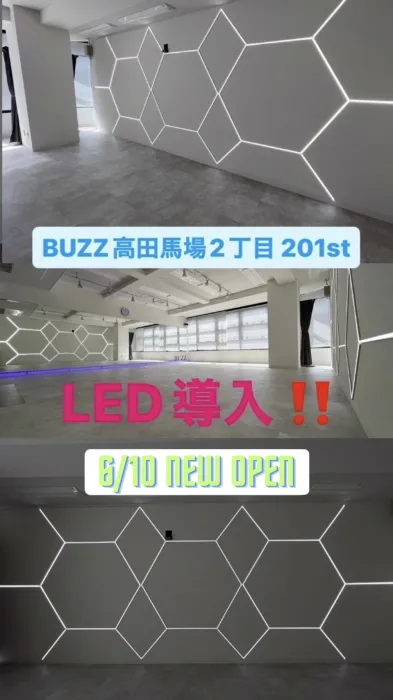 【LED完成】NEW✨BUZZ高田馬場２丁目　201stアップグレード！