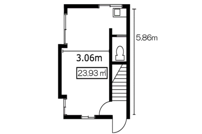1Fスタジオ 平面図