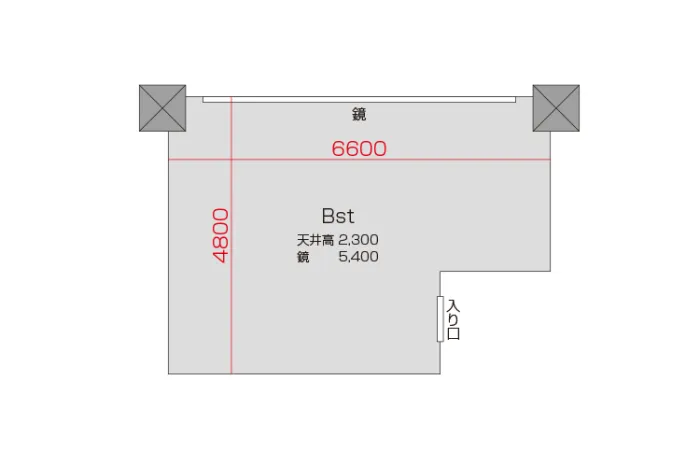 Bスタジオ 図面