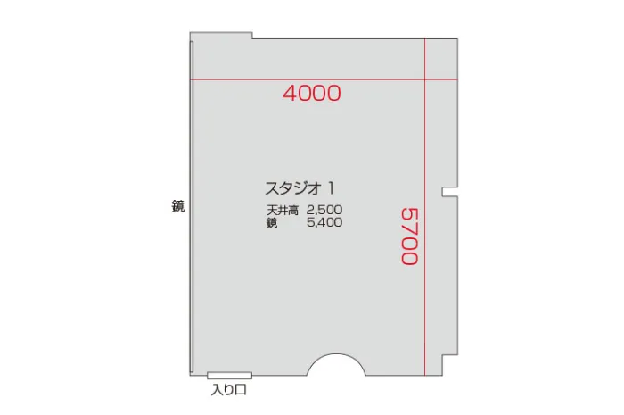 1スタジオ 図面