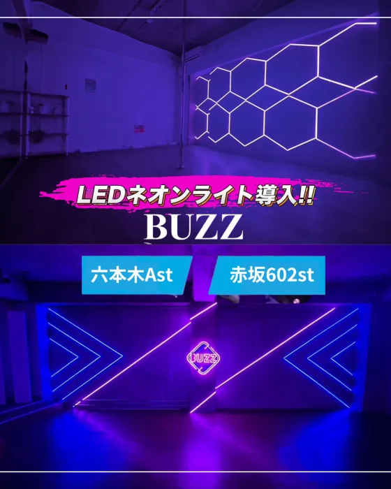 「ポール×LED」のハイブリッドスタジオが赤坂・六本木に誕生！！
