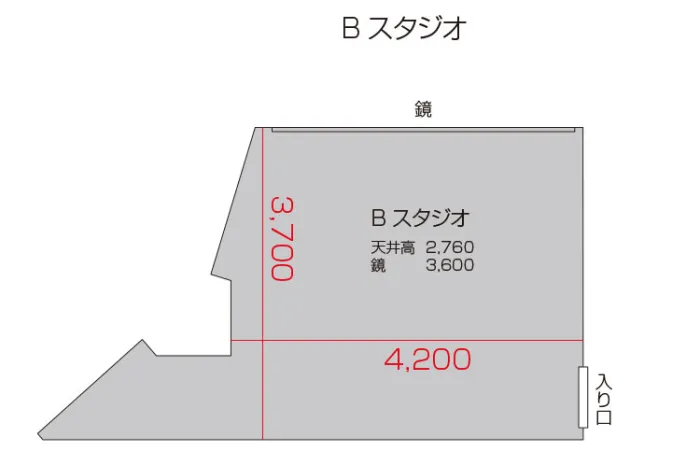 Bスタジオ 図面