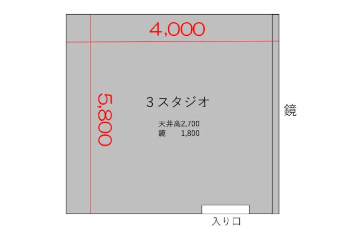 3スタジオ 図面