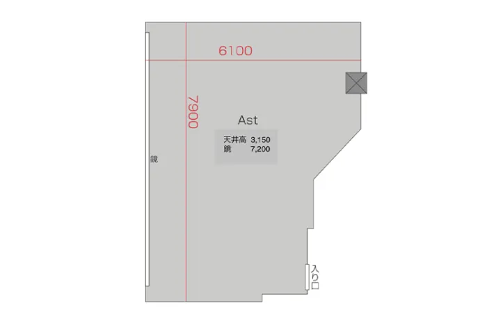 Aスタジオ 図面