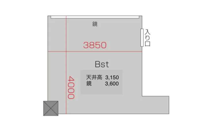 Bスタジオ 図面