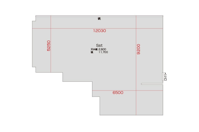 Sst【B2F】 平面図