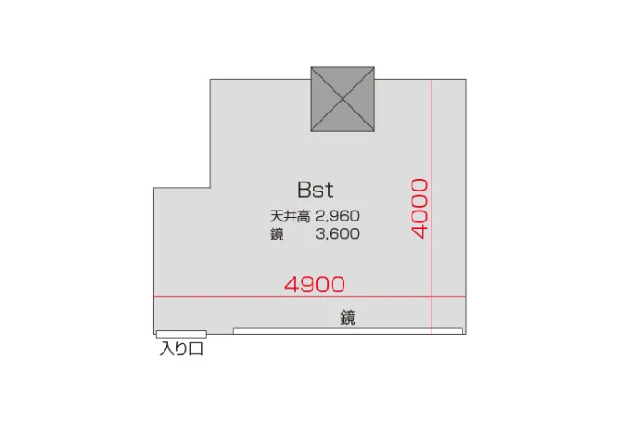 Bスタジオ 図面