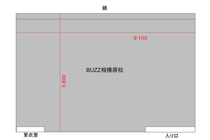 スタジオ 平面図