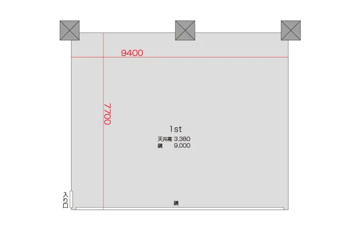 1スタジオ 図面