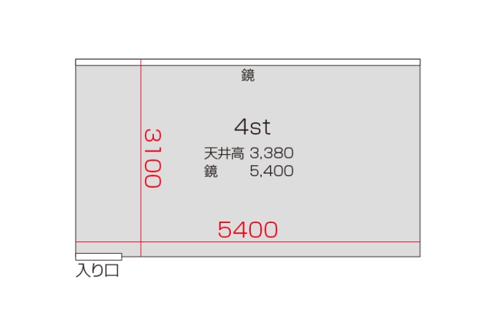 4スタジオ 平面図