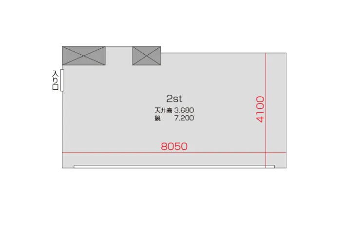 2スタジオ 図面