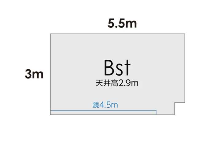 Bスタジオ 図面