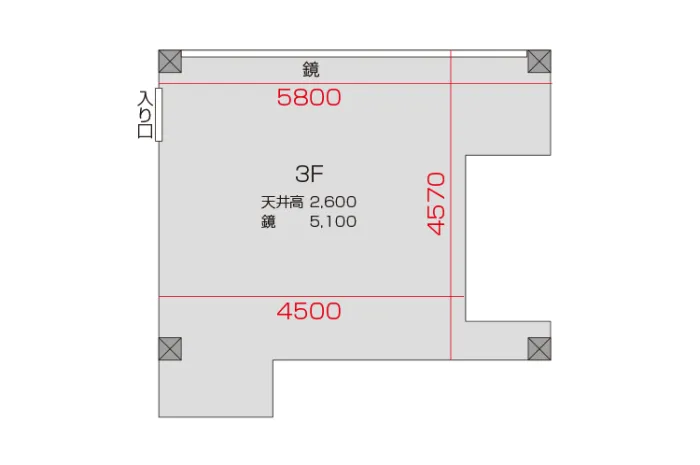 3Fスタジオ 図面